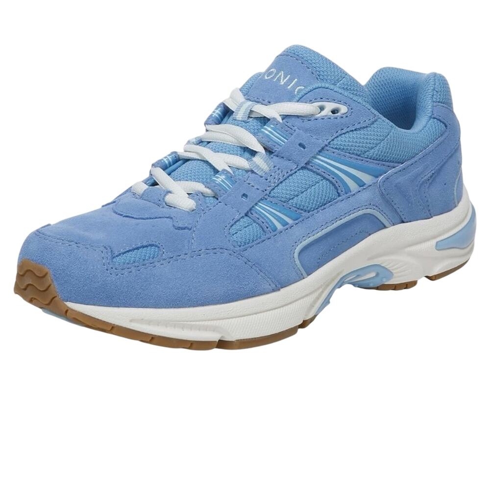 Vionic 23Walk Classic Walking Sneakers Size 5 Blue Azure Suede Arch Support Bio
